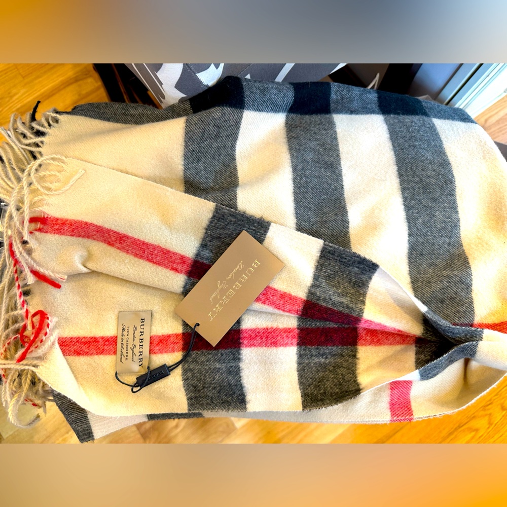 Brand new Burberry scarf with tags